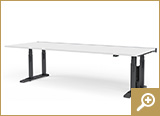 ControlDesk ONE.2 - Basis-Tisch mit elektrischer Höhenverstellung und Montage-Railing